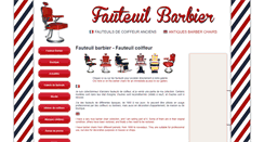 Desktop Screenshot of fauteuil-barbier.com